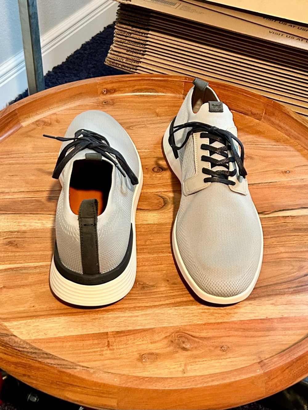 Wolf & Shepherd SwiftKnit Derby sneakers NEW - Picture 2 of 6